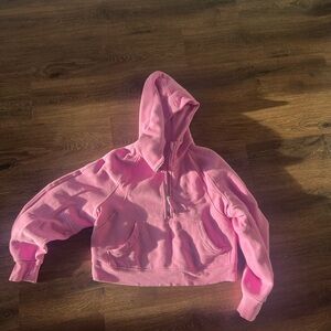 Lululemon half zip crop hoodie
